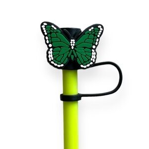 3/$10💥 Green Butterfly Straw Cover/Topper